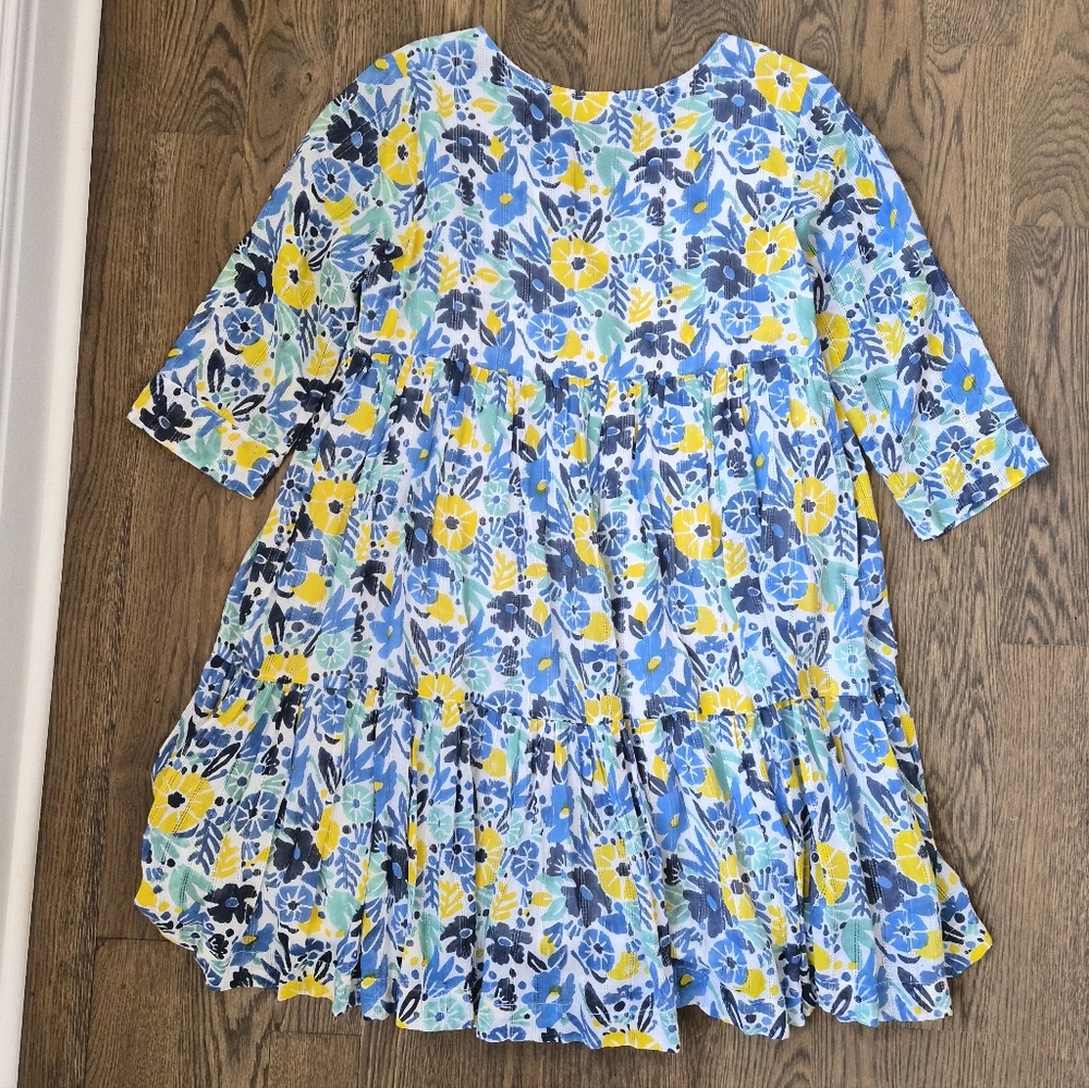 Roller Rabbit Floral Dress M - Picture 2 of 3